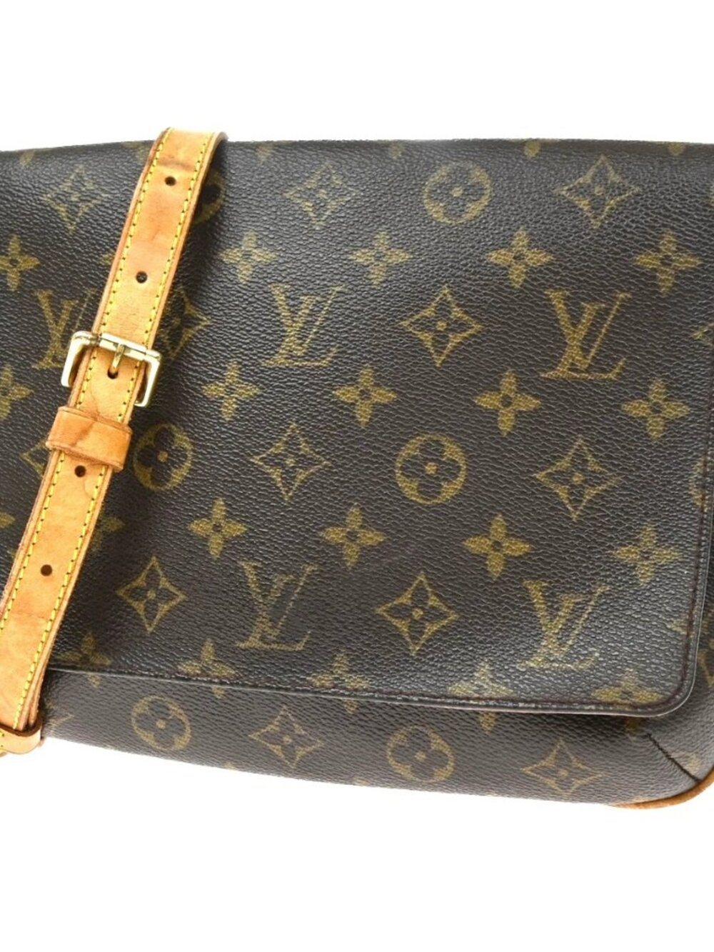 LOUIS VUITTON Musette Tango Long Shoulder Bag Monogram Leather BN M51388 35KD479